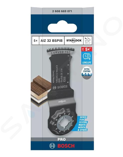 Bosch Zubehör Satz Sägeblätter Holz 50 mm, 5 Stück 2608669071