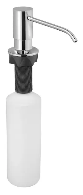 Levně Sapho - Zápustný dávkovač mýdla, kulatý, chrom SP023L