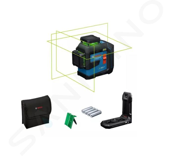 Bosch - Čiarový laser, dosah 80 m, s príslušenstvom 0601065500