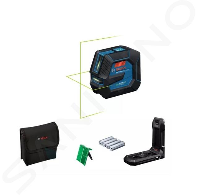 Bosch - Čiarový laser, dosah 20 m, s príslušenstvom 0601065600