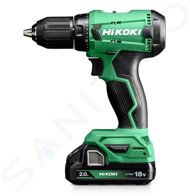 HiKOKI - 18V ACCU-boorschroevendraaier, 2x accu 2,0 Ah Li-Ion, lader DS18DAWCZ