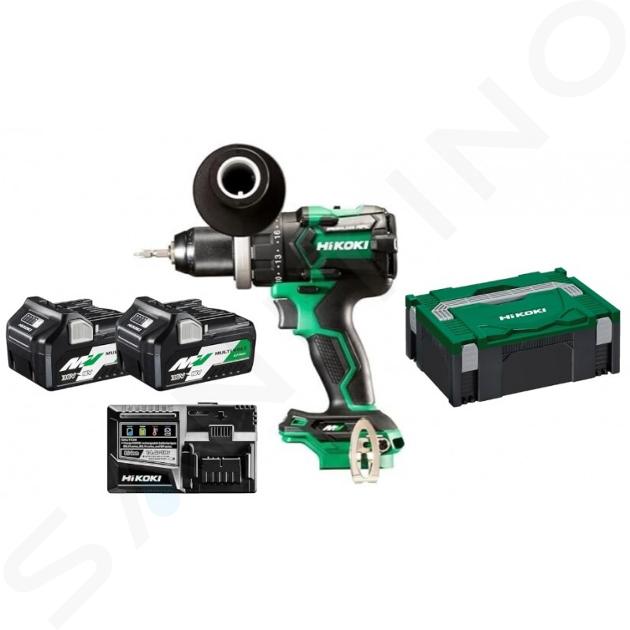 HiKOKI - 36V Akku-Bohrschrauber, 2x 2,5 Ah Li-Ion Akkus, Ladegerät DS36DCWRZ