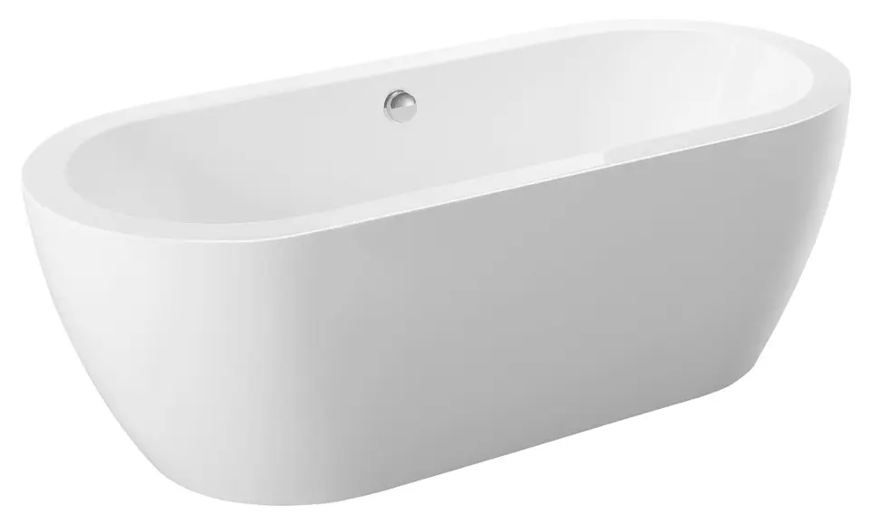 E-shop Polysan - Voľne stojaca vaňa Samira 173x78 cm, biela 68648