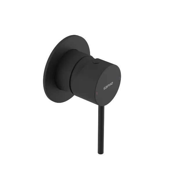 Sapho Ultramix - Душ-смесител за вграждане, с корпус, матово черно UT041B