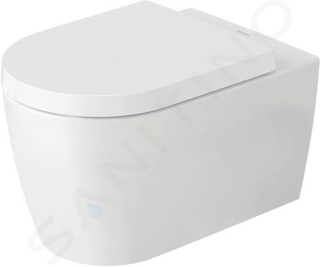 Duravit ME by Starck - Závěsné WC, Rimless, HygieneGlaze, matná bílá 252909AC00