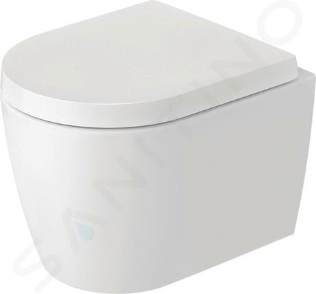 Duravit ME by Starck - Závěsné WC, Rimless, HygieneGlaze, matná bílá 253009AC00