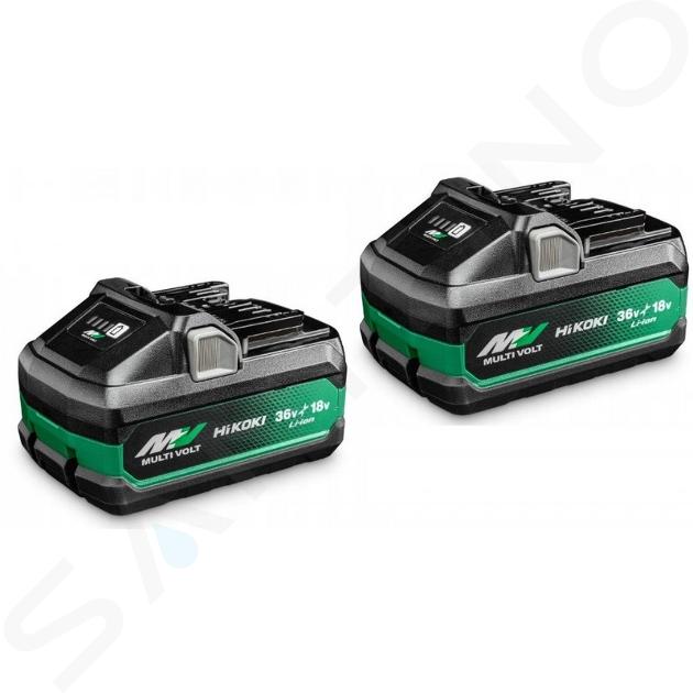 HiKOKI Zubehör - 18/36V Akku Li-Ion Multivolt 4,0/8,0 Ah, 2 Stk 380207