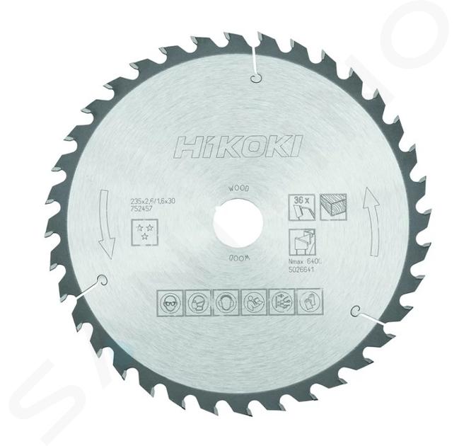 HiKOKI Zubehör - Sägeblatt Holz 235x30 mm, 36 Zähne 752457