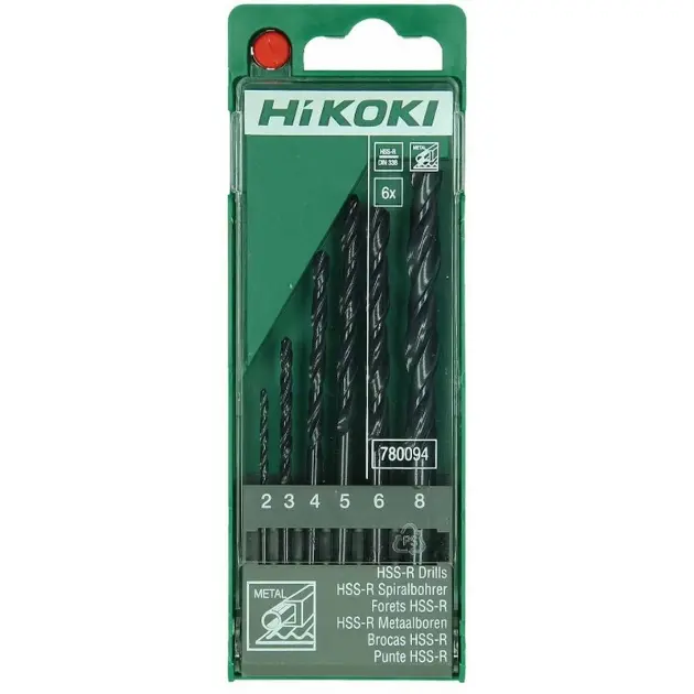 HiKOKI - 6-piece metal drill bit set 780094 | Sanitino.se/en
