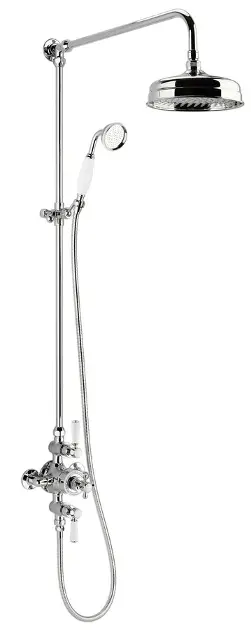 Levně Sapho - Sprchový set s termostatem, průměr 20 cm, chrom KI139