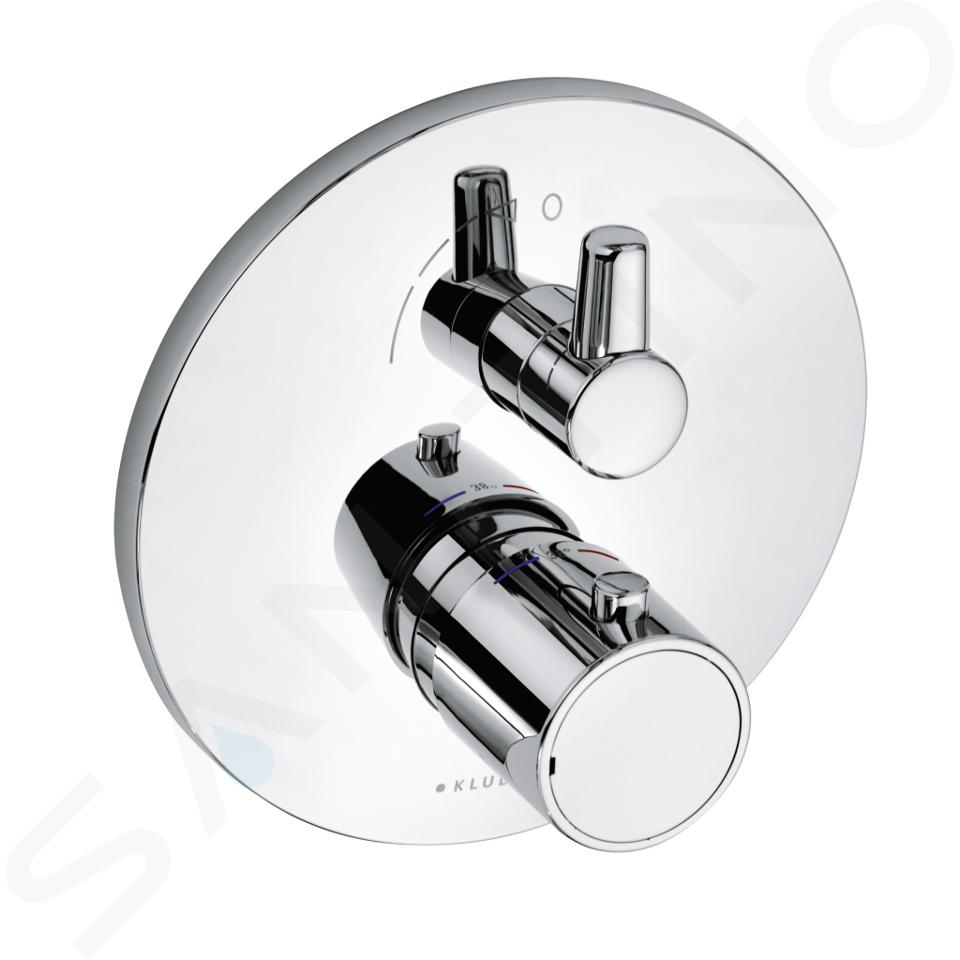 Kludi Zenta - Mitigeur de douche thermostatique encastré, chrome 388350545