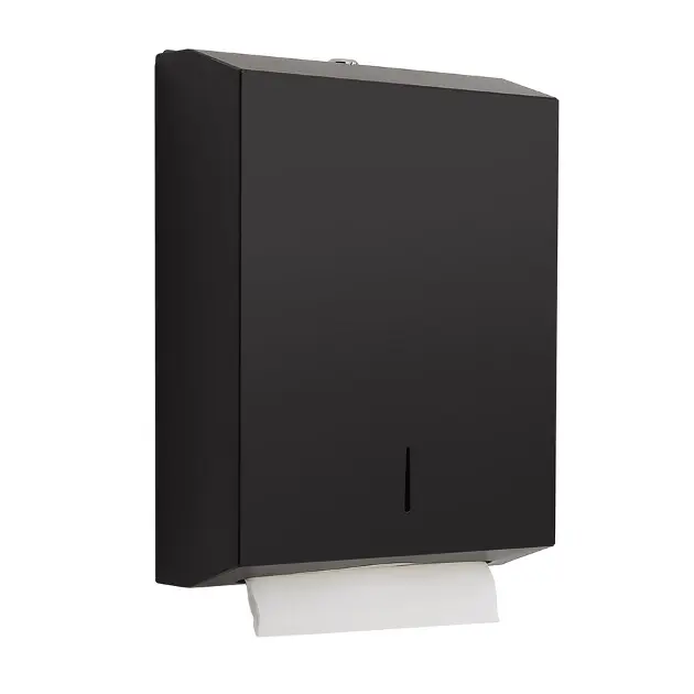 Levně Sapho Gedy - Zásobník na papírové ručníky 282x364x105 mm, matná černá 2460