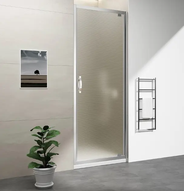 Gelco Sigma Simply - Душова врата, 190x91 см, гланциран алуминий/стъкло, цвят Тухла GS3899F