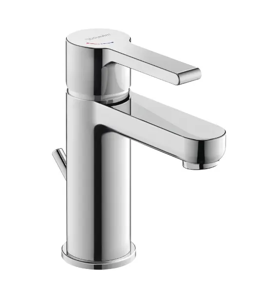 E-shop Duravit B.2 - Umývadlová batéria s výpusťou, Minusflow, FreshStart, chróm B21013001010
