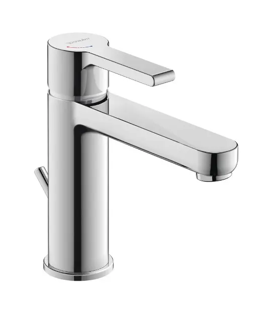 E-shop Duravit B.2 - Umývadlová batéria s výpusťou, Minusflow, FreshStart, chróm B21023001010