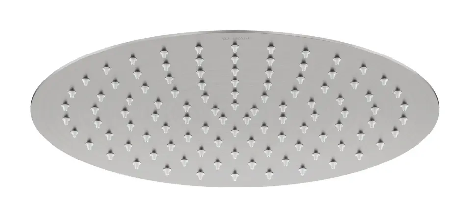 Duravit - Soffione doccia, diametro 30 cm, acciaio inox spazzolato UV0660020070