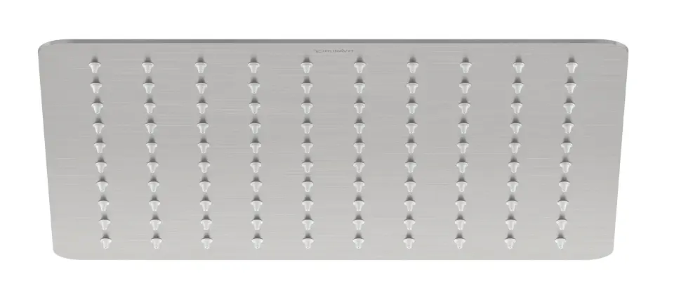 Duravit - Hlavová sprcha, 30x30 cm, kefovaná nerezová UV0660031070