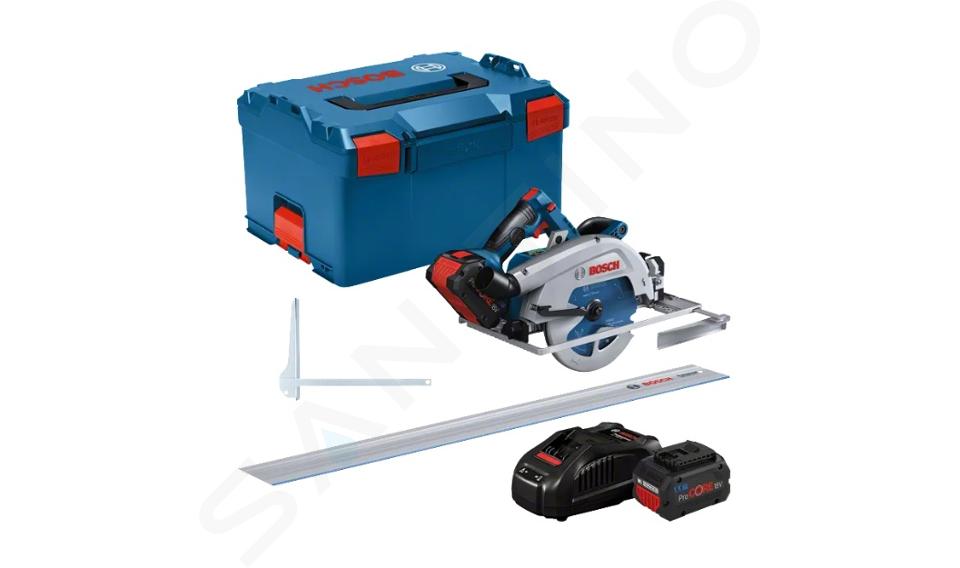 Bosch Náradie - 18V AKU okružná píla 190 mm, 2x aku 5,5 Ah ProCORE, s nabíjačkou, s vodiacou lištou 0615990M94