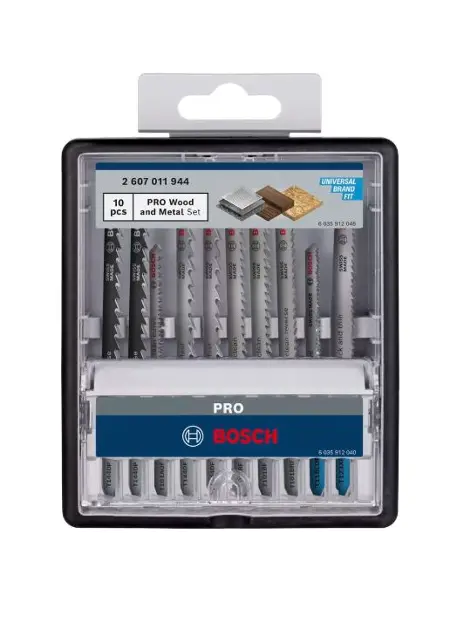 Levně Bosch Příslušenství - 10dílná sada pilových plátků 2607011944