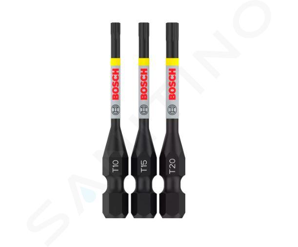 Bosch Príslušenstvo - 3-dielna súprava predĺžených bitov, T, dĺžka 55 mm 2608521U54