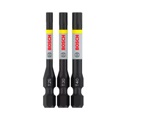 Bosch Príslušenstvo - 3-dielna súprava predĺžených bitov, T, dĺžka 55 mm 2608521U55