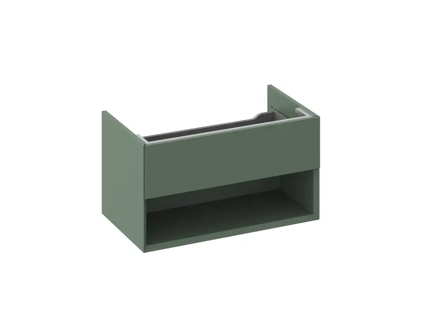 Ravak Lite - Umývadlová skrinka 80x45x43 cm, 1 zásuvka, Grey Green X000001864