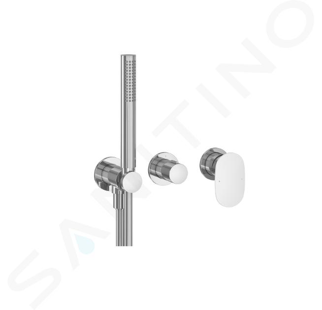 Ravak Spring - Grifo empotrado con cuerpo, para 2 dispositivos, con accesorios, cromo X070534