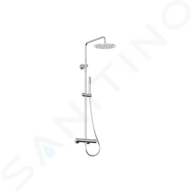 Ravak - Doucheset met thermostaat, diameter 25 cm, chroom X070539