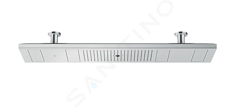 Axor ShowerSolutions - Kopfbrause, 120x30 cm, 4 Strahlarten, LED-Beleuchtung, chrom 12423000