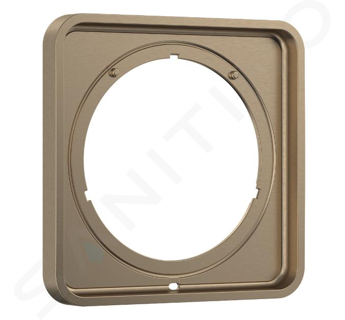 Axor ShowerSelect ID - Prodloužení 17x17 cm, kartáčovaný bronz 13640140