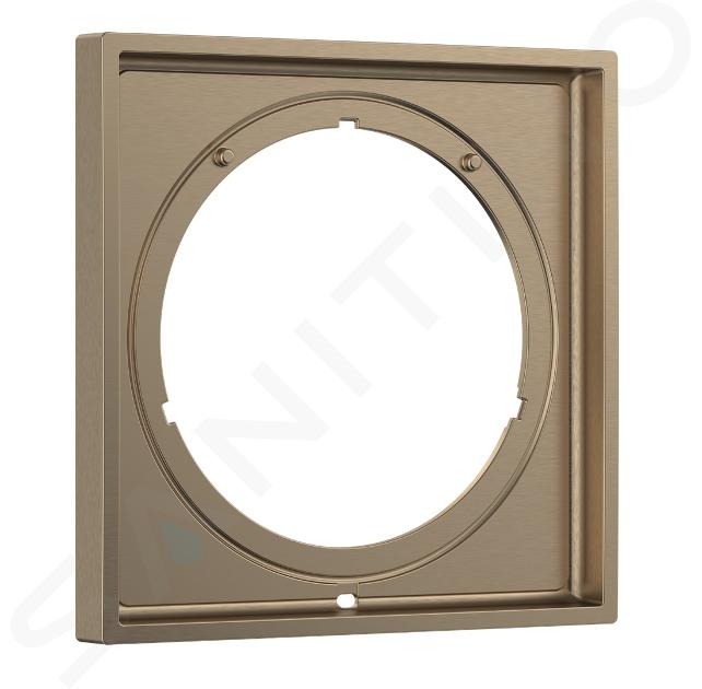 Axor ShowerSelect ID - Prodloužení 17x17 cm, kartáčovaný bronz 13641140