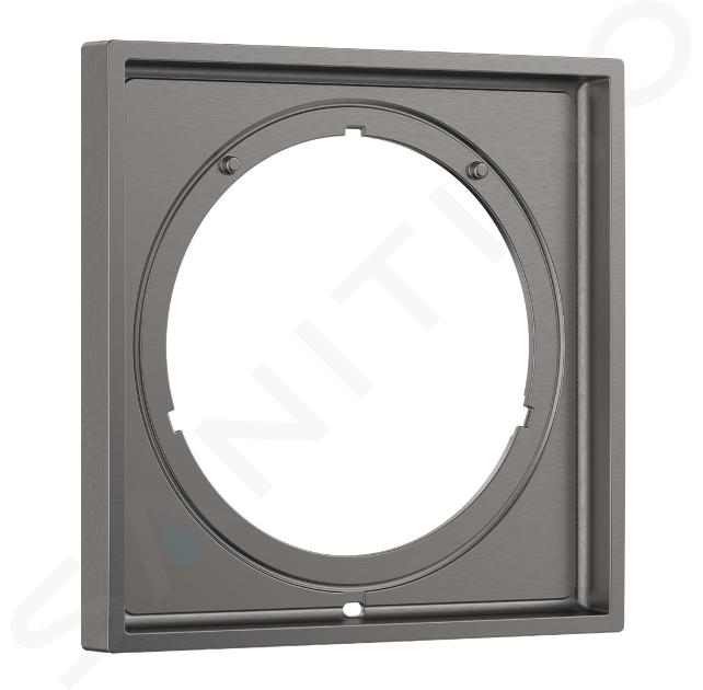 Axor ShowerSelect ID - Prodloužení 17x17 cm, kartáčovaný černý chrom 13641340