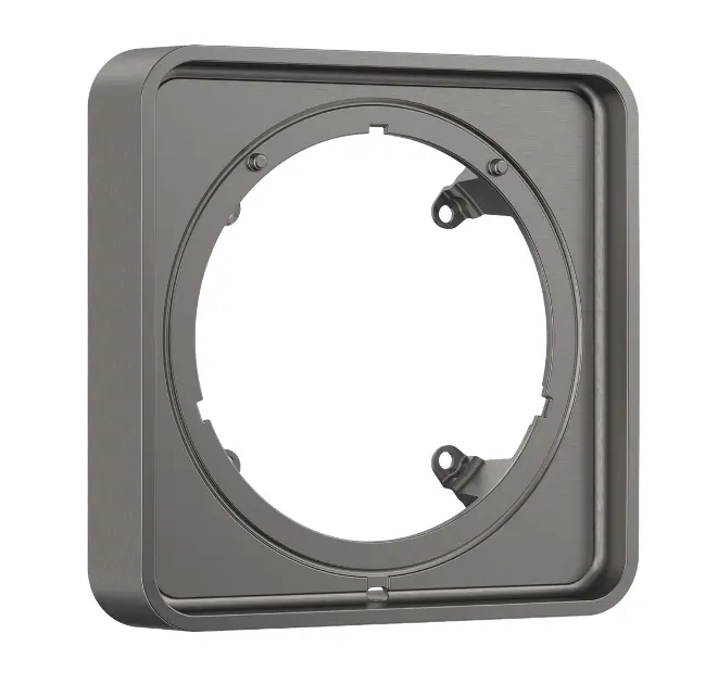 Levně Axor ShowerSelect ID - Prodloužení 17x17 cm, kartáčovaný černý chrom 13643340