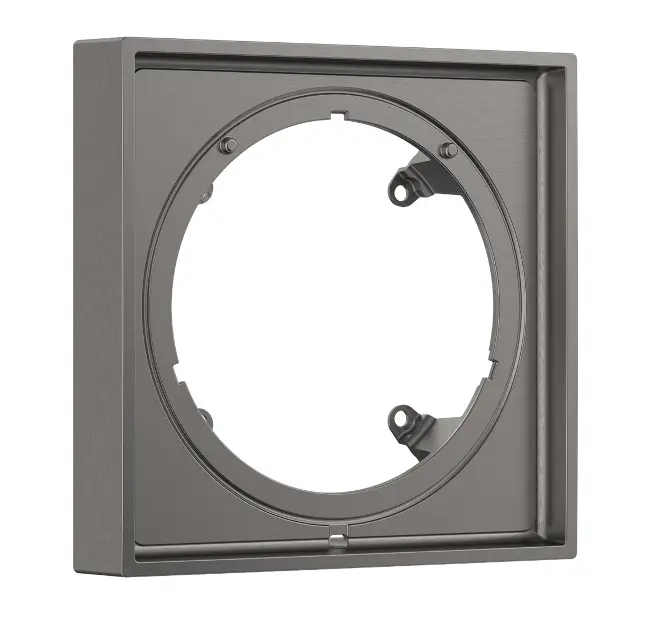 Levně Axor ShowerSelect ID - Prodloužení 17x17 cm, kartáčovaný černý chrom 13645340