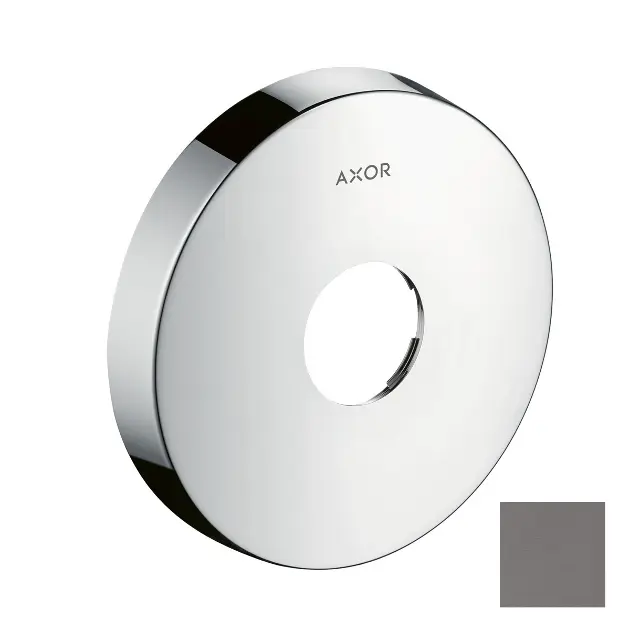 Levně Axor Příslušenství - Prodlužovací krycí rozeta 33 mm, kartáčovaný černý chrom 14960340