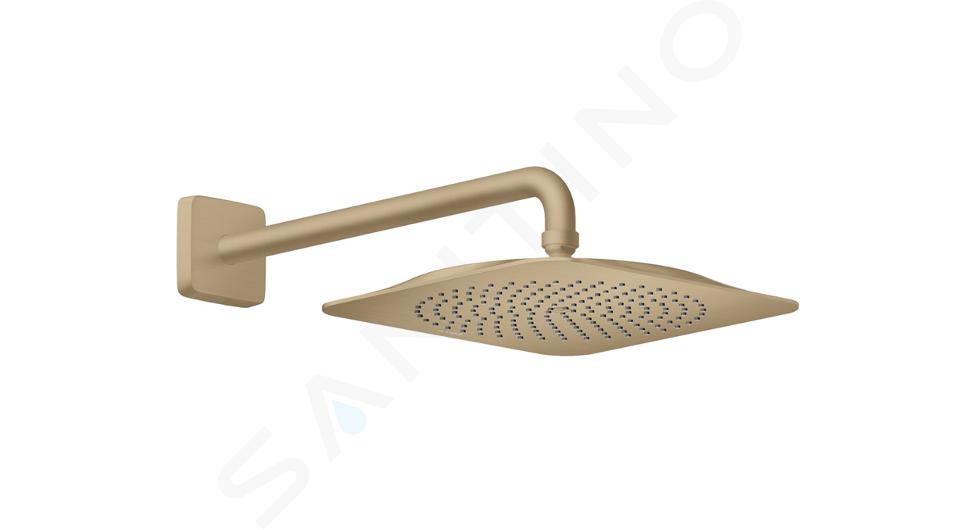Axor Citterio C - Douche de tête 27x27 cm, EcoSmart, bronze brossé 28791140