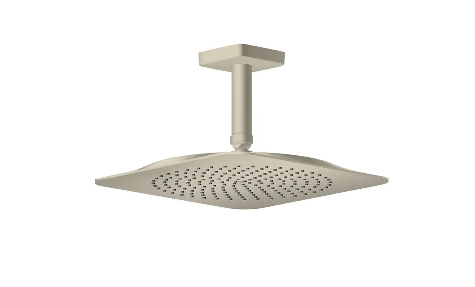 Levně Axor Citterio C - Hlavová sprcha 27x27 cm, EcoSmart, kartáčovaný nikl 28793820