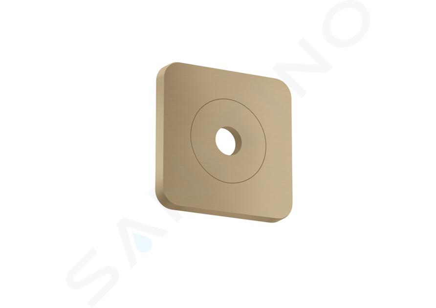 Axor Citterio C - Afdekrozet 12x12 cm, geborsteld brons 28801140