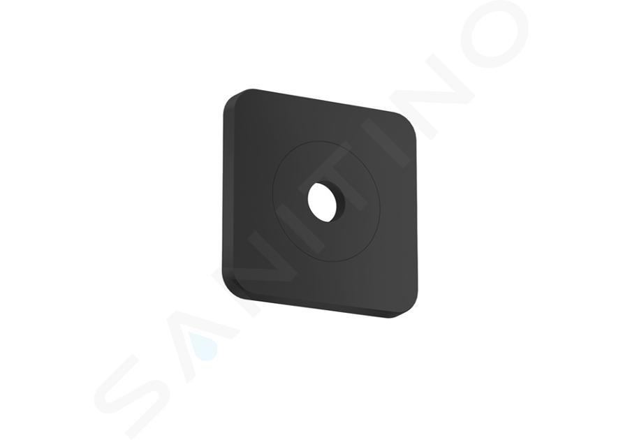 Axor Citterio C - Afdekrozet 12x12 cm, mat zwart 28801670
