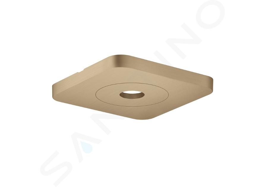 Axor Citterio C - Afdekrozet 12x12 cm, geborsteld brons 28802140