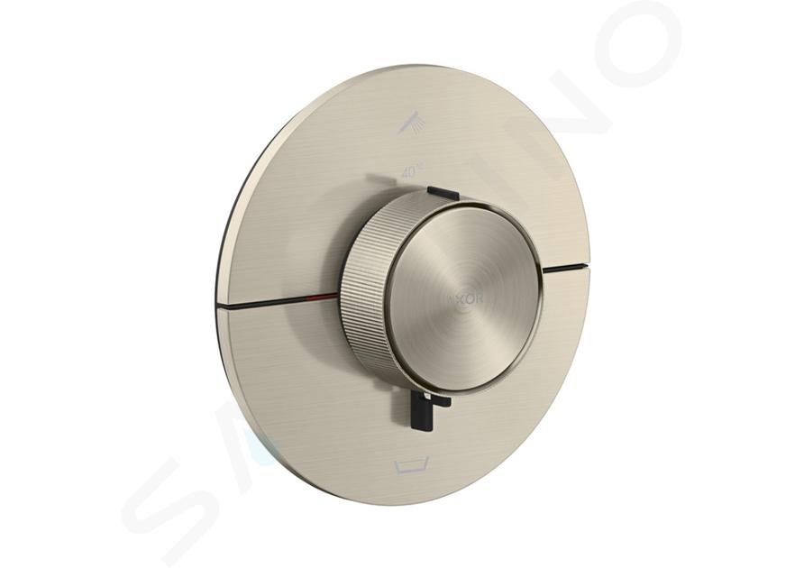 Axor ShowerSelect ID - Termostatická batéria pod omietku, na 2 spotrebiče, kefovaný nikel 36751820