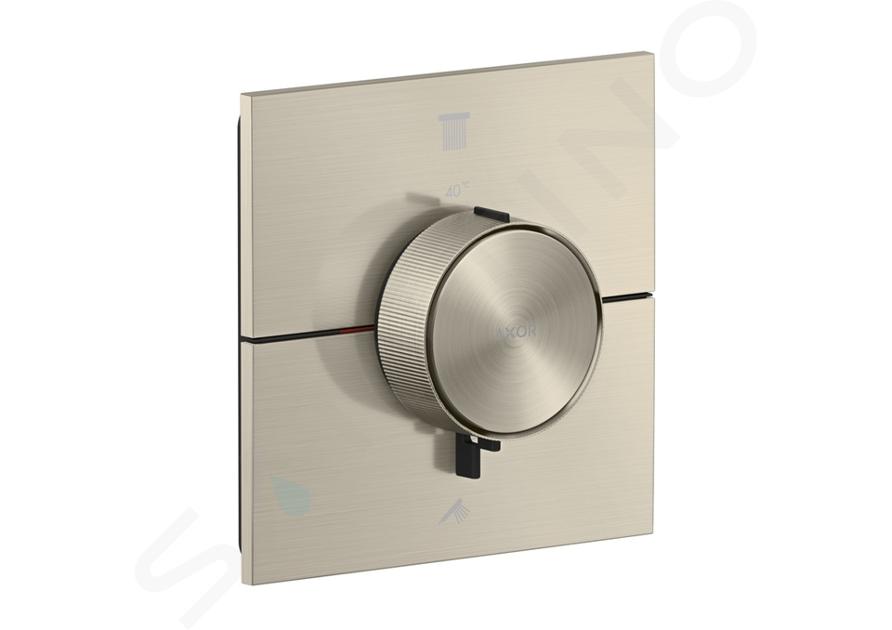 Axor ShowerSelect ID - Termostatická batéria pod omietku, na 2 spotrebiče, kefovaný nikel 36752820