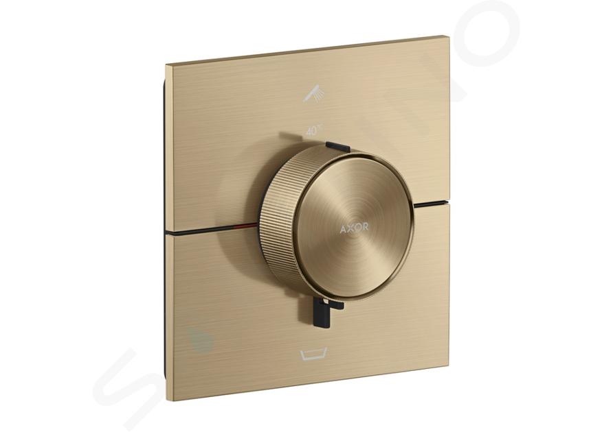 Axor ShowerSelect ID - Termostatická batéria pod omietku, na 2 spotrebiče, kefovaný bronz 36753140