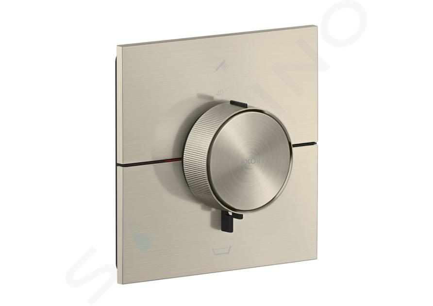 Axor ShowerSelect ID - Termostatická batéria pod omietku, na 2 spotrebiče, kefovaný nikel 36753820