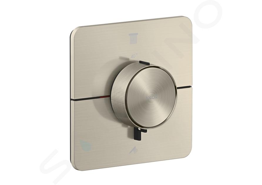 Axor ShowerSelect ID - Termostatická batéria pod omietku, na 2 spotrebiče, kefovaný nikel 36754820