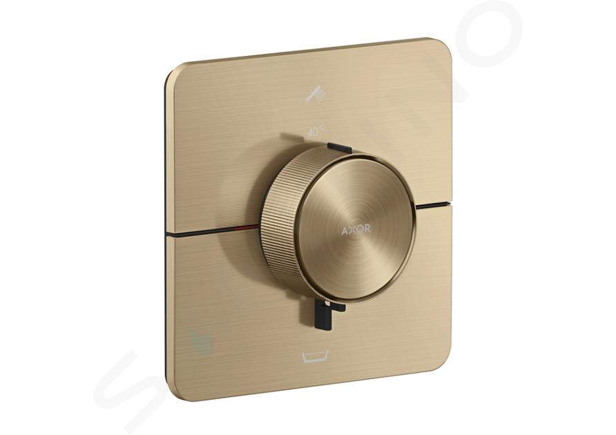Axor ShowerSelect ID - Termostatická batéria pod omietku, na 2 spotrebiče, kefovaný bronz 36755140