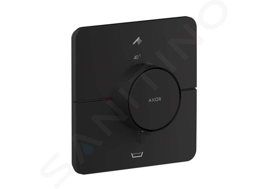 Axor ShowerSelect ID - Termostatická batéria pod omietku, na 2 spotrebiče, matná čierna 36755670