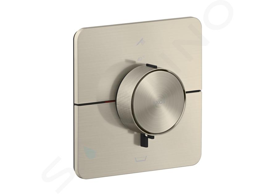 Axor ShowerSelect ID - Termostatická batéria pod omietku, na 2 spotrebiče, kefovaný nikel 36755820
