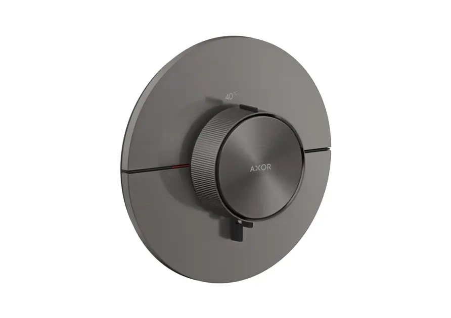 Levně Axor ShowerSelect ID - Termostatická baterie pod omítku, HighFlow, kartáčovaný černý chrom 36759340