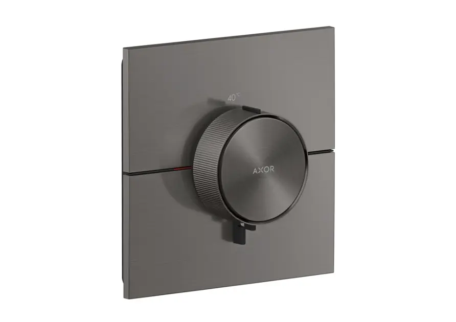 Levně Axor ShowerSelect ID - Termostatická baterie pod omítku, HighFlow, kartáčovaný černý chrom 36774340